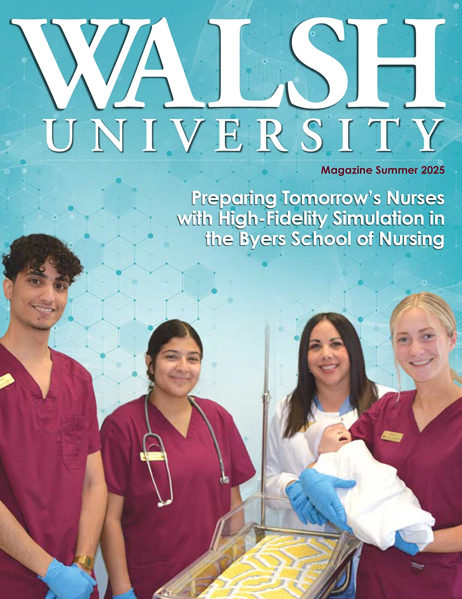 cover image Walsh University Magazine Summer 2025