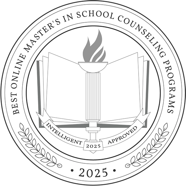 Best Online Master's in School Counseling badge