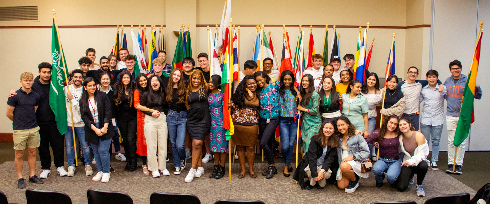 International Flag Ceremony group photo