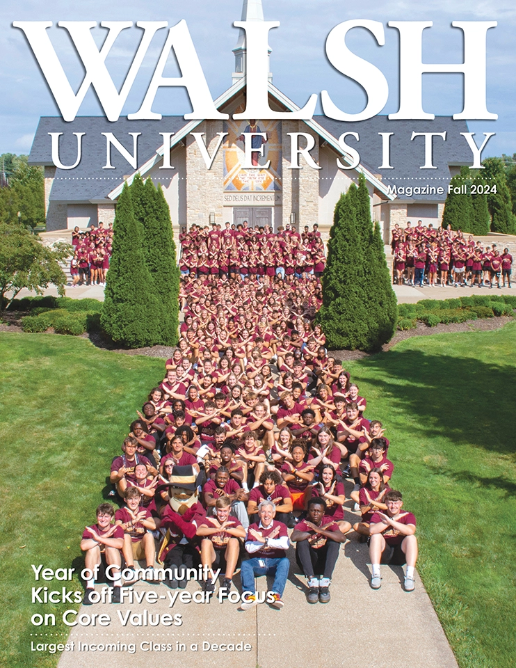 cover image Walsh University Magazine Fall 2024