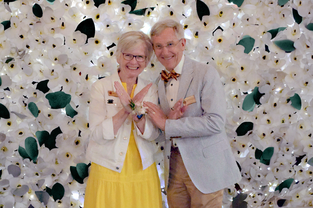 Tim and Drenda Collins SWORDS UP at the Cavalier Soiree