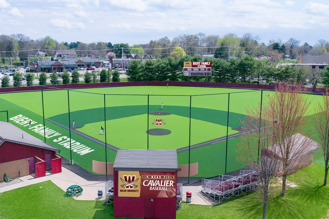 Rendering of Biery Stadium with upgrades to be completed in the Fall of 2026. 