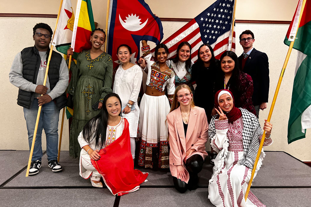 international flag ceremony