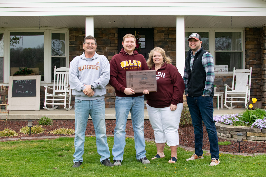 Tower of Excellence Recipient Alex Branham