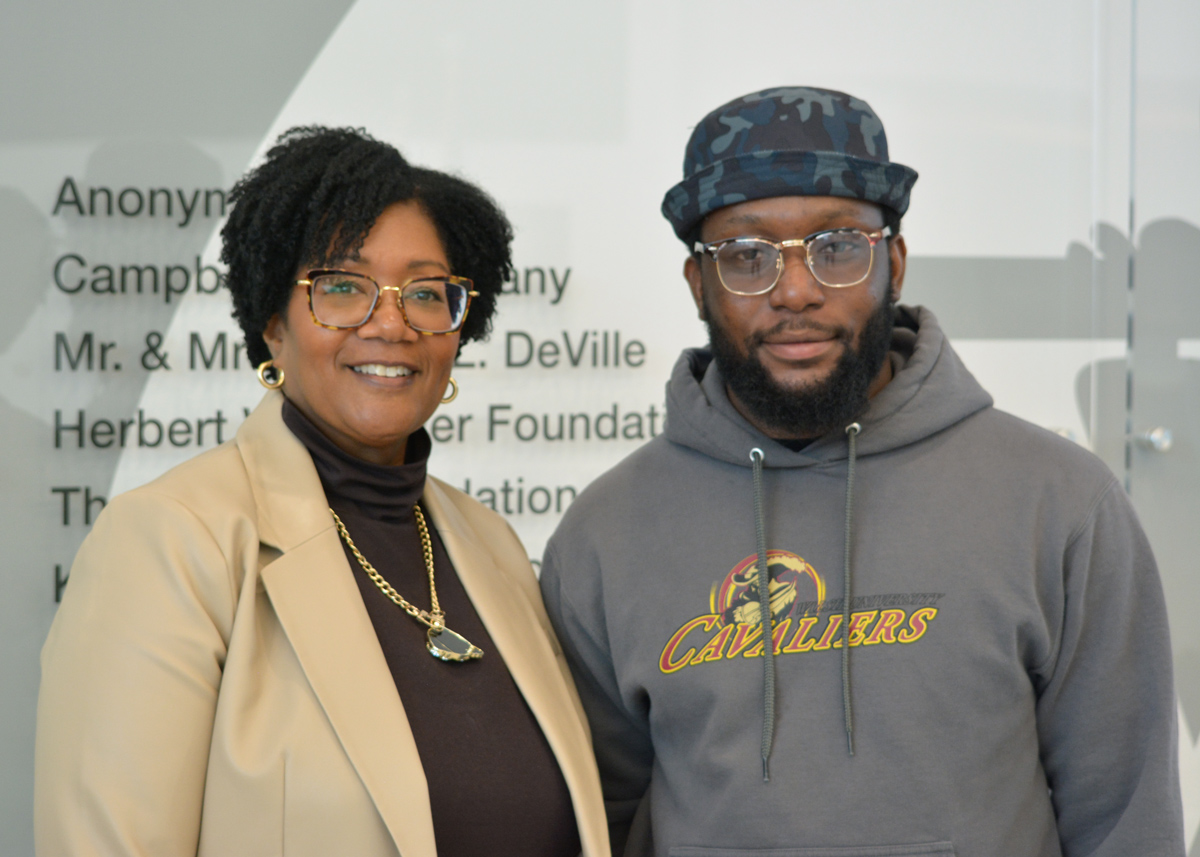 photo of Dr. McCulloh and Francis Gyamfi Osei Tutu