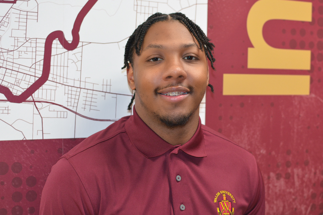 Xzavier Macron, Walsh University Student