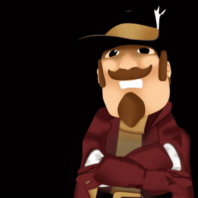 Walsh Swords Up Animation GIF